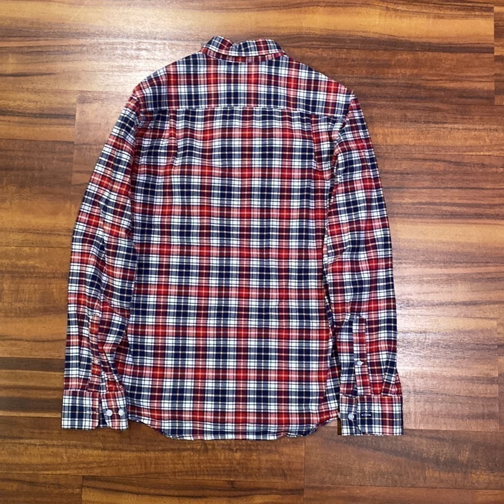 Hawker Rye Stretch Button Down Stretch Oxford Shirt Medium Slim - Picture 3 of 4
